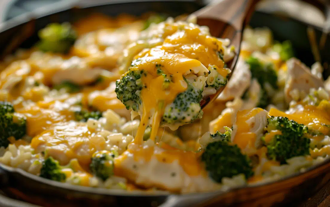 Cheesy Chicken Broccoli Rice Recipe