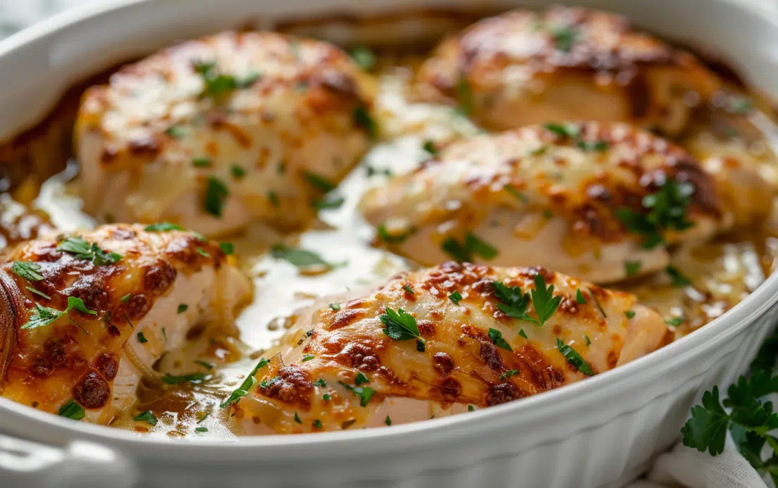 Cheesy French Onion Chicken