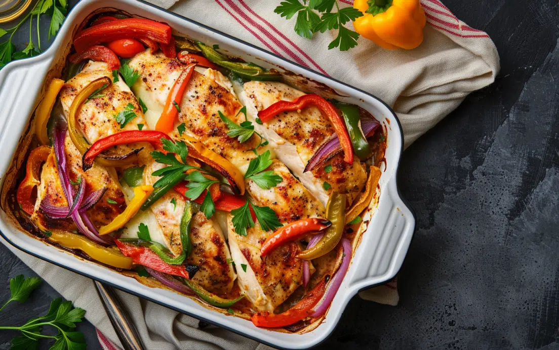 Fajita Chicken Casserole