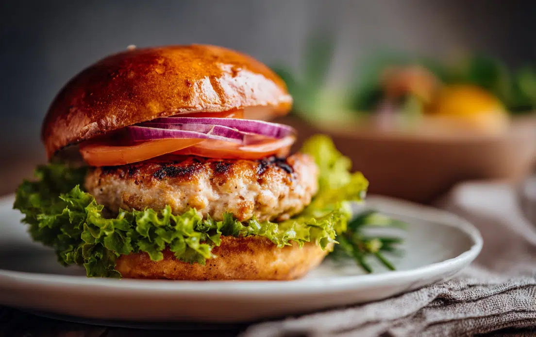Ground Chicken Burgers