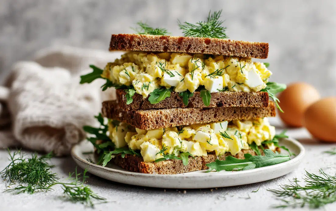 High Protein Egg Salad with Dill