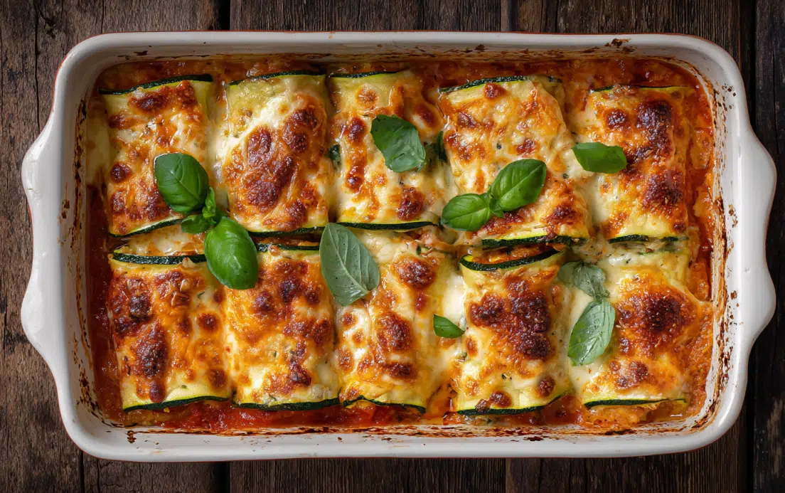 Zucchini Lasagna Rolls Recipe