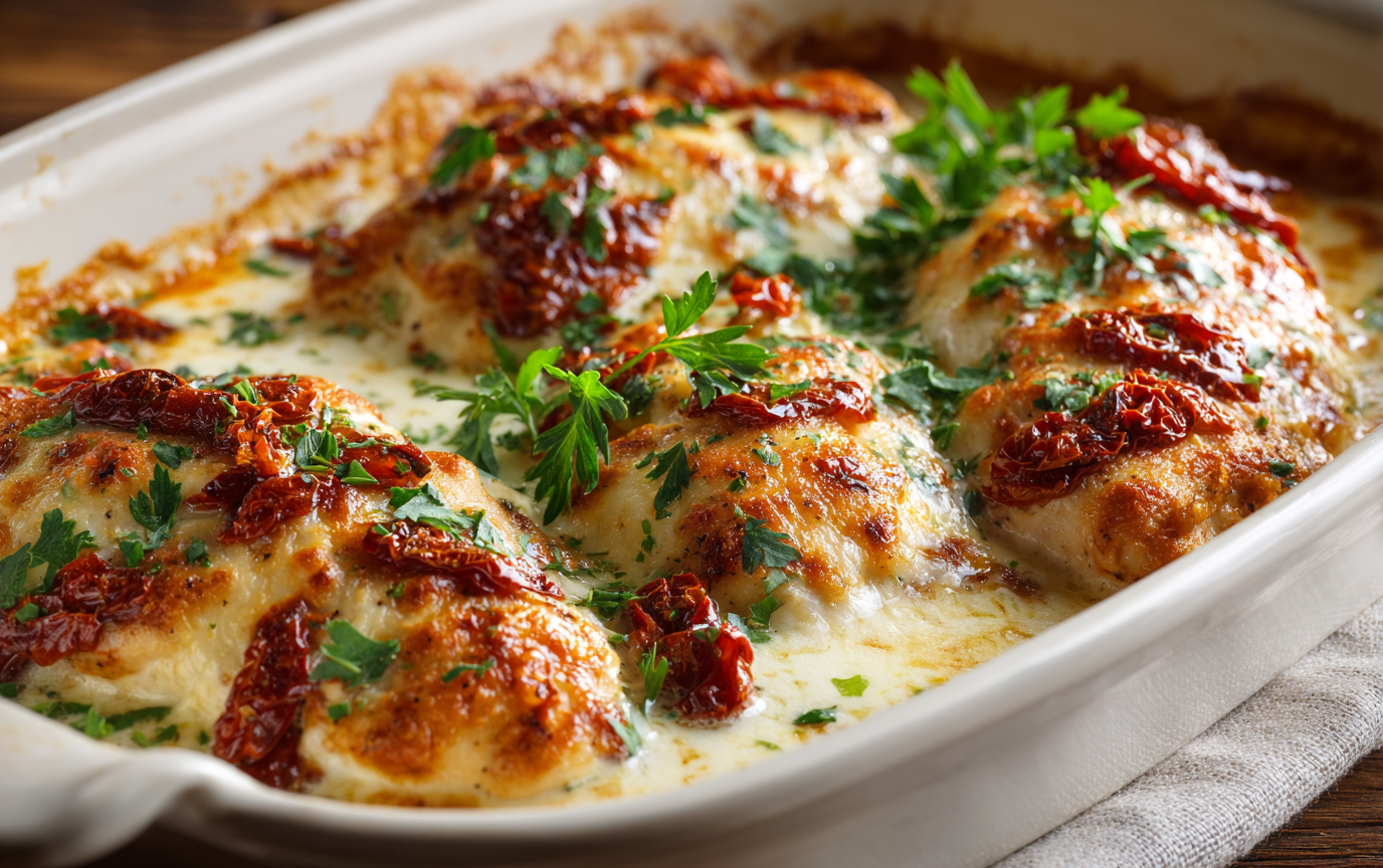 Baked Tuscan Chicken