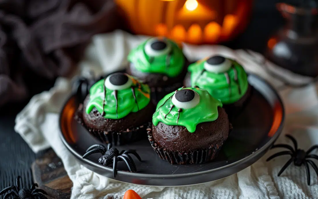 Easy Halloween Eyeball Brownie Bites