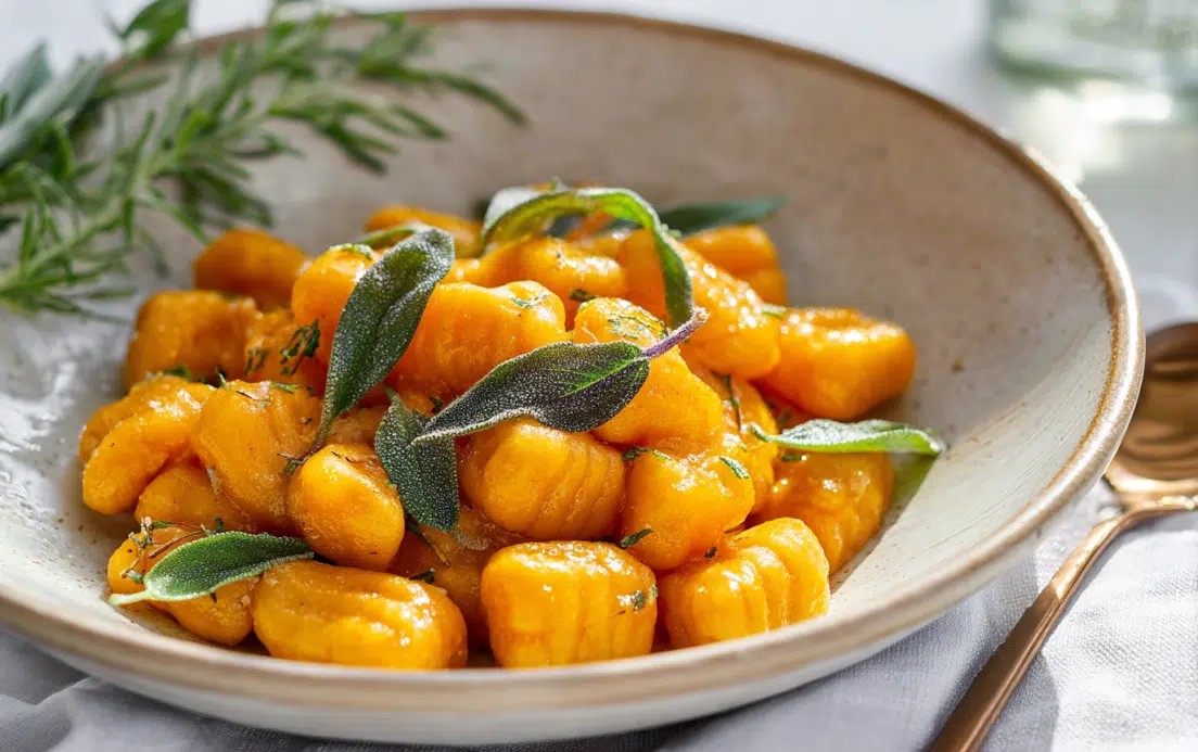 Easy Pumpkin Gnocchi with Sage Butter