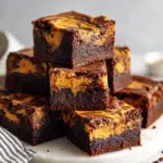 Fudgy Pumpkin Brownies