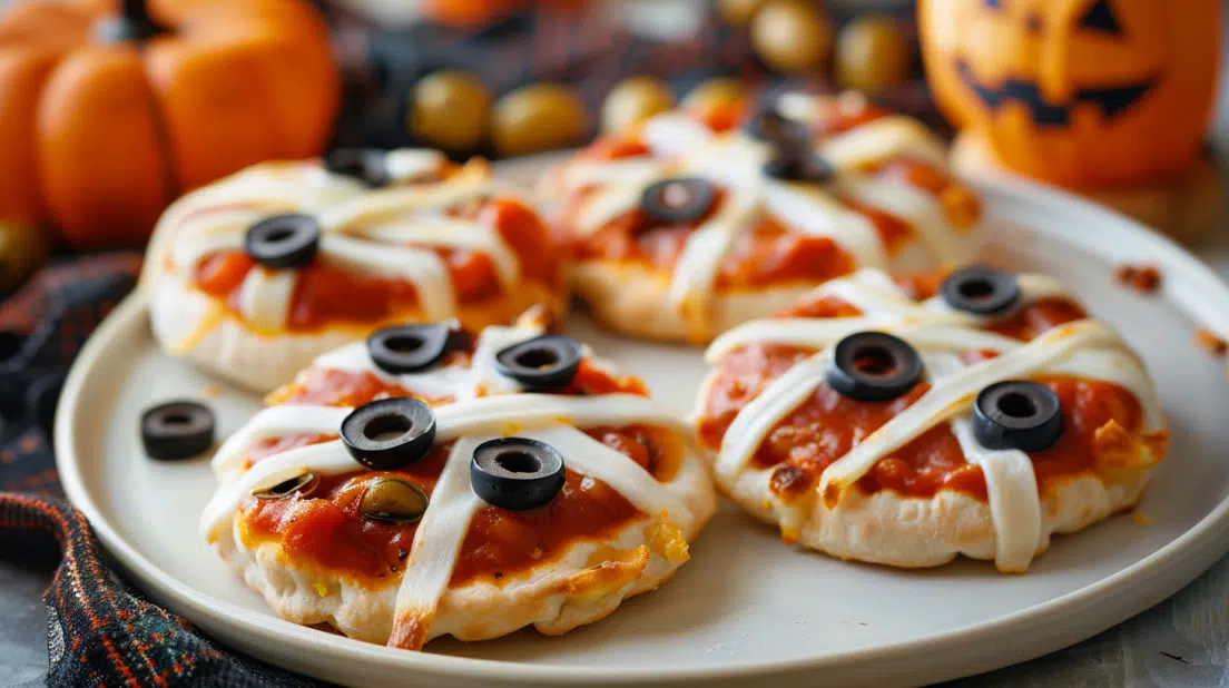 Mini Mummy Pizzas