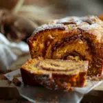 Moist Cinnamon Swirl Pumpkin Bread