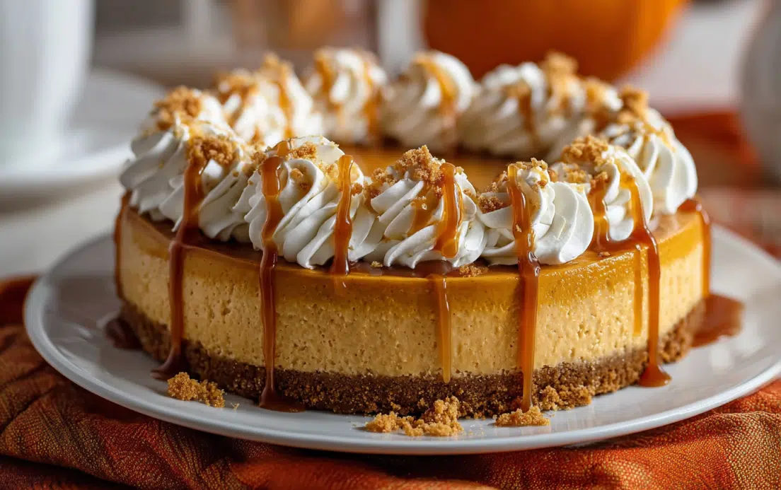 No Bake Cream Cheese Pumpkin Pie