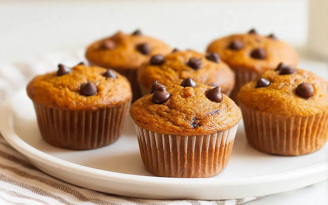 Pumpkin Chocolate Chip Muffins