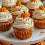 Pumpkin Cupcakes with Brown Sugar Cream Cheese Frosting