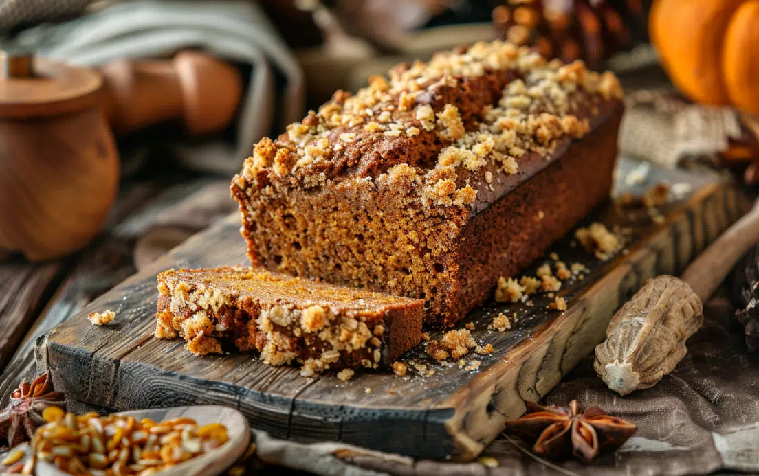Pumpkin Streusel Bread Recipe