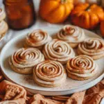 Soft Pumpkin Cookies with Cinnamon Frosting