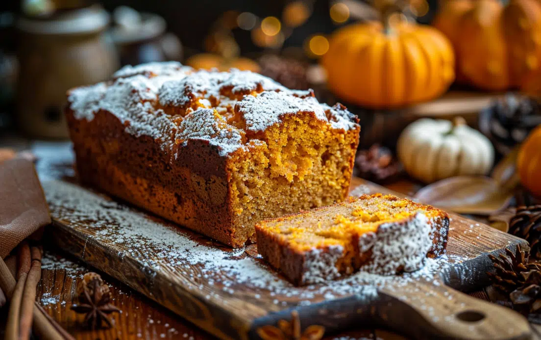 Vanilla Pudding Pumpkin Bread