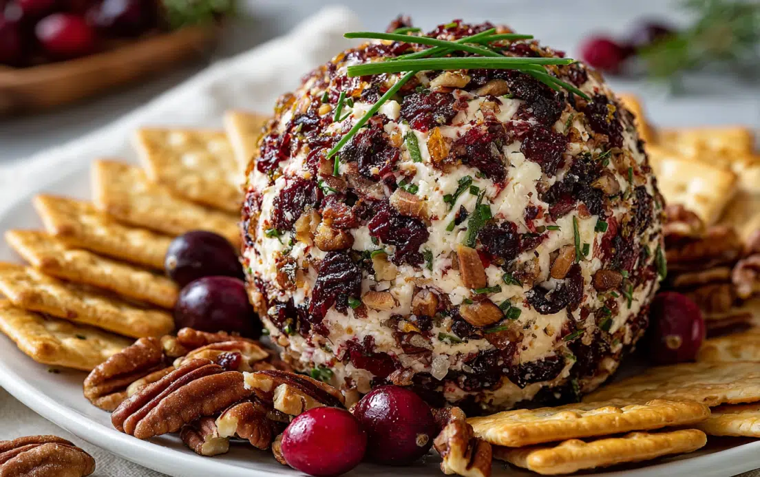 Cranberry Pecan Cheese Ball Recipe