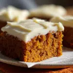 Old Fashioned Pumpkin Bars with Cream Cheese