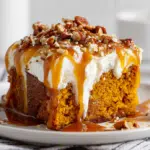 Pumpkin Caramel Poke Cake Recipe