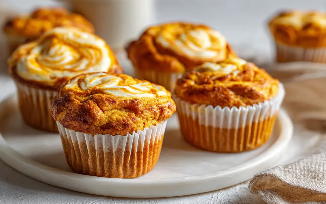 Pumpkin Cream Cheese Muffins