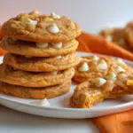 Easy Pumpkin White Chocolate Cookies