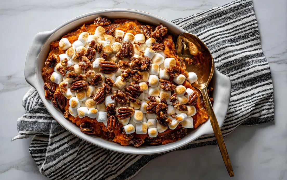 Southern Maple Sweet Potato Casserole